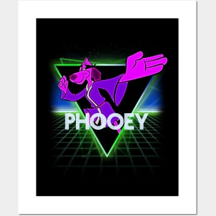 Hong Kong Phooey Retro 80s Neon Landscape Posters and Art